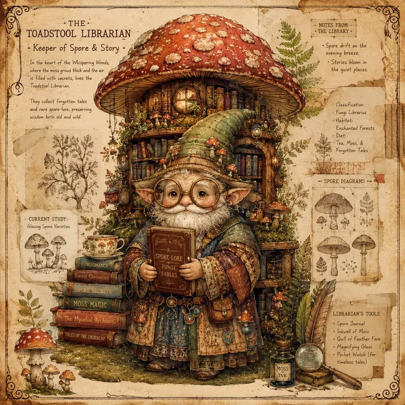 Whimsical Storybook Character Cards