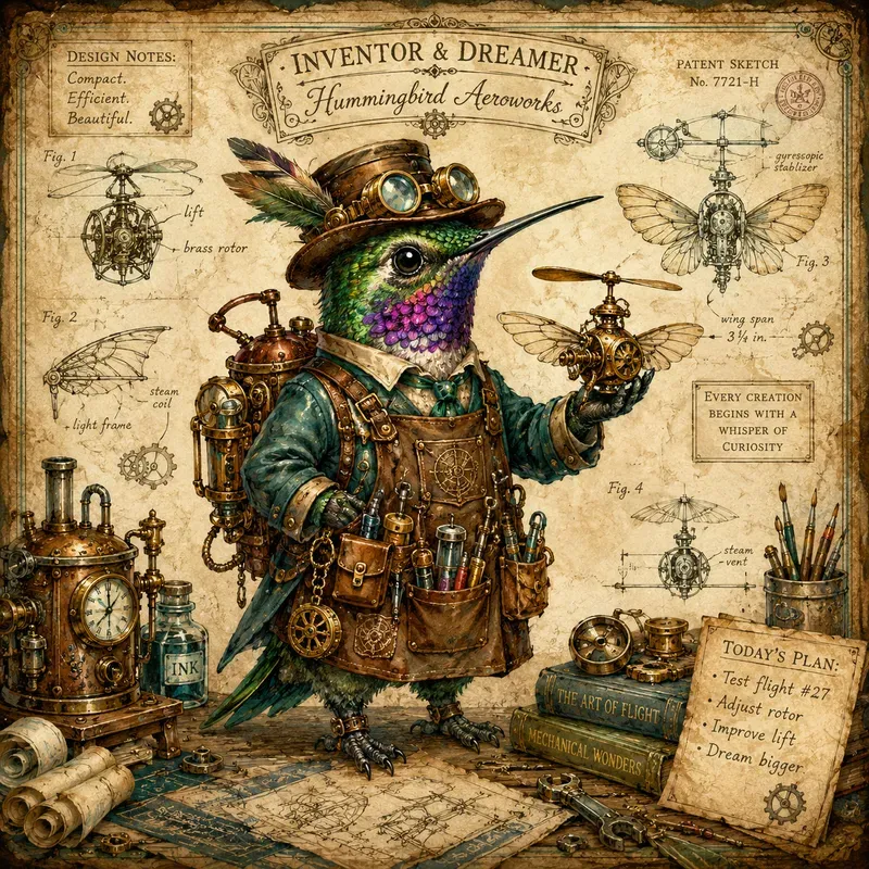 Whimsical Storybook Character Cards