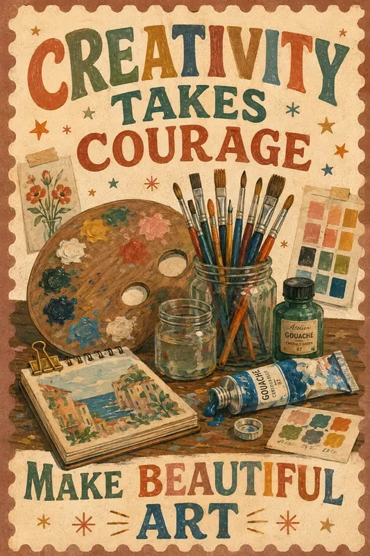 Retro Mid Century Still Life Posters