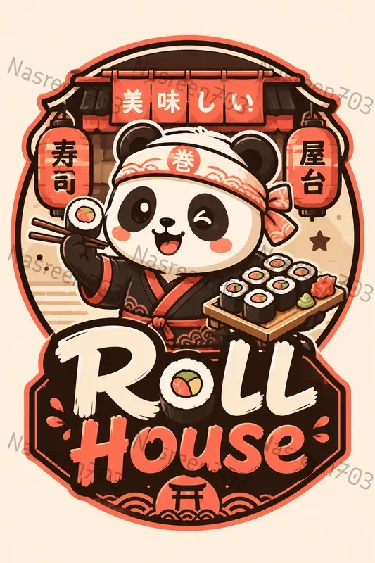 Kawaii Mascot Logo Forges