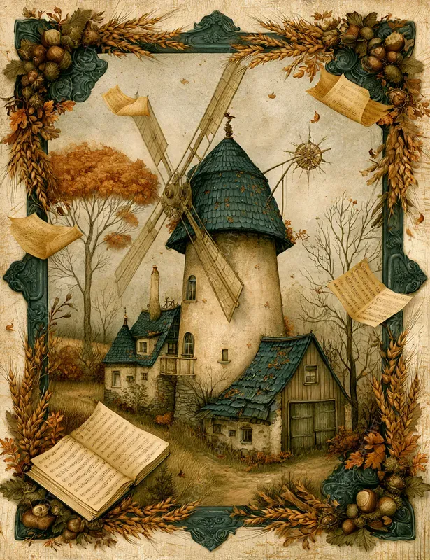 Vintage Autumn Countryside Junk Journals