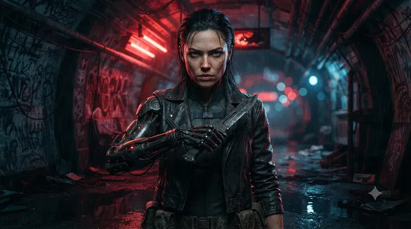 Cinematic Cyberpunk Portraits