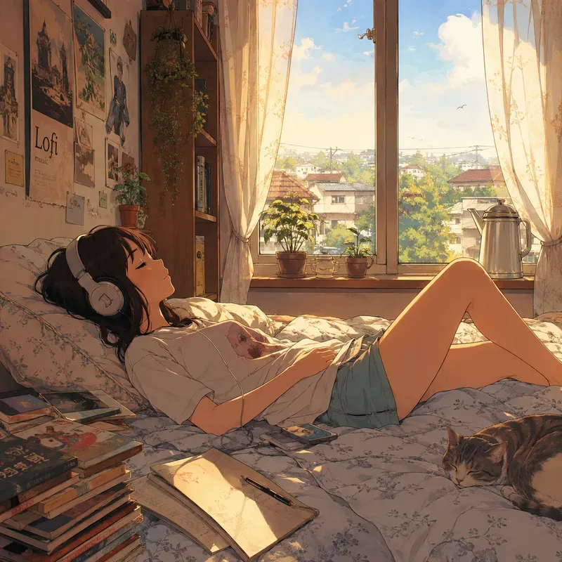 Lofi Anime Scenes Cozy Lofi Anime Designs