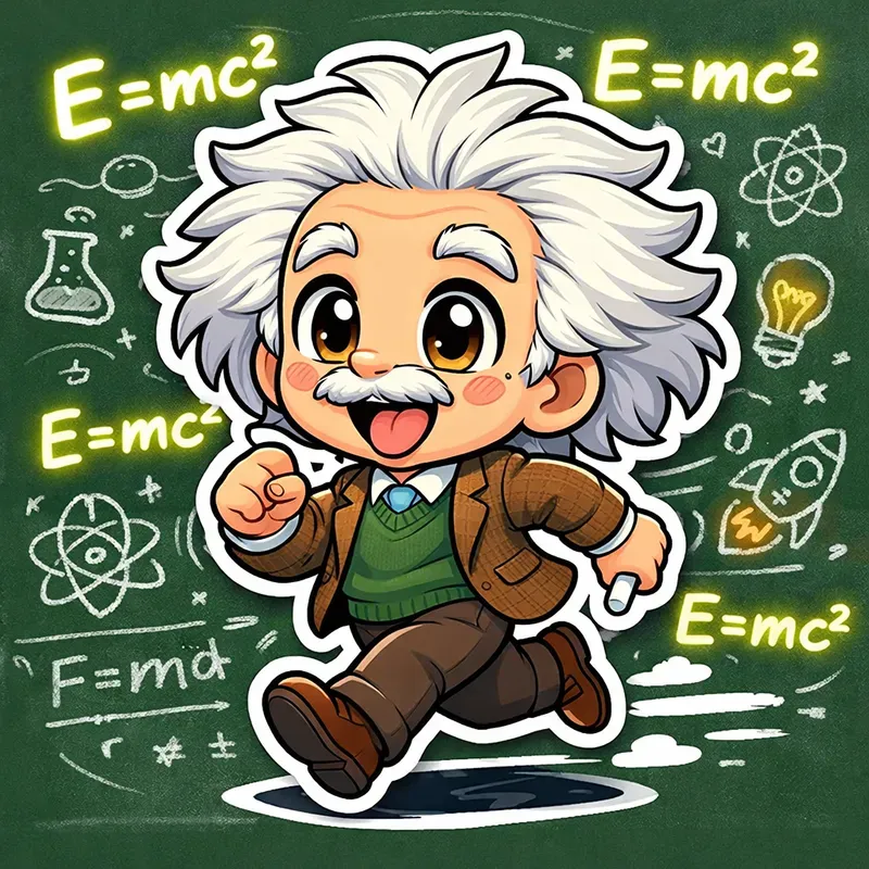 Cute Scientist Chibi Stickers