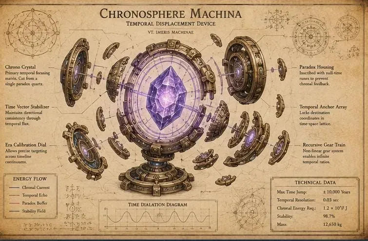 Fantasy Machine Blueprints Generator