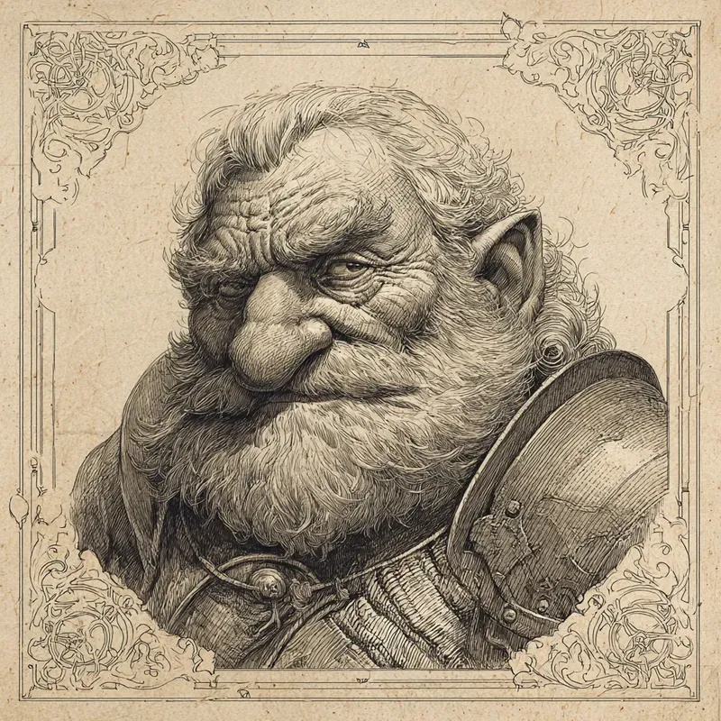Vintage Fantasy Character Portraits