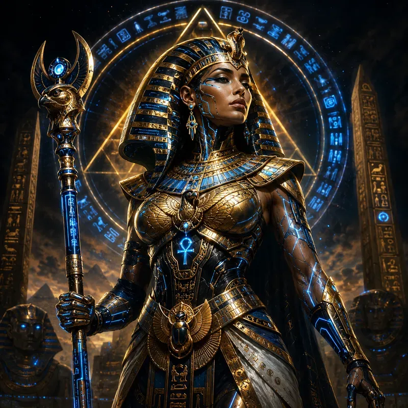 Ancient Futuristic Gaming Avatars