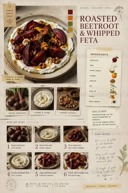 Linen Canvas Recipe Poster Generator