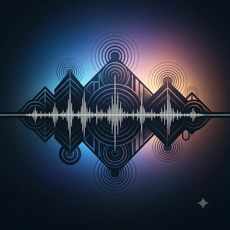 Soundwave Landscape Digital Art