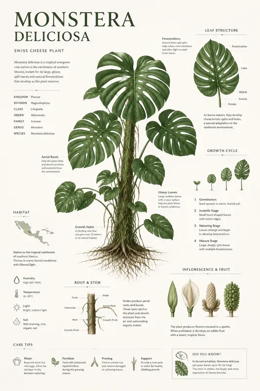 Botanical Infographic Poster Generator