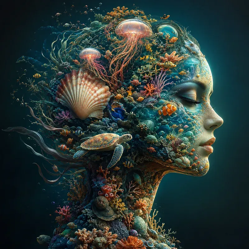 Surreal Concept Portrait Art Collections