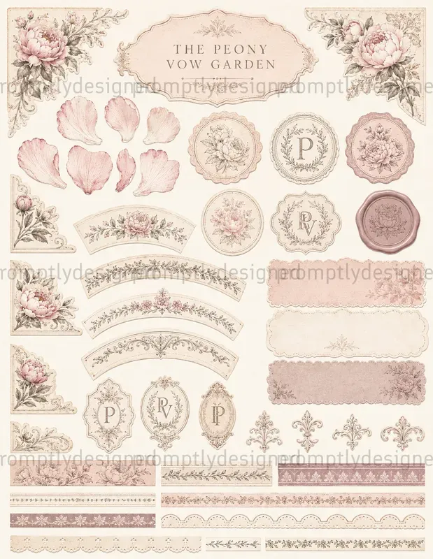 Wedding Botanical Ephemera