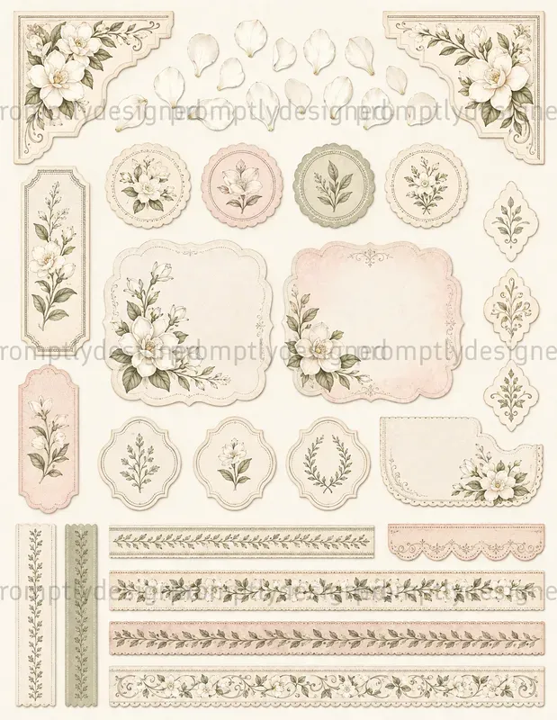 Wedding Botanical Ephemera