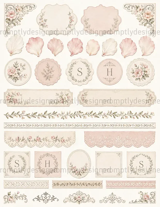 Wedding Botanical Ephemera