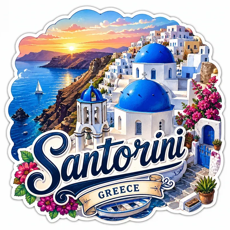 Vintage Travel Sticker Sets