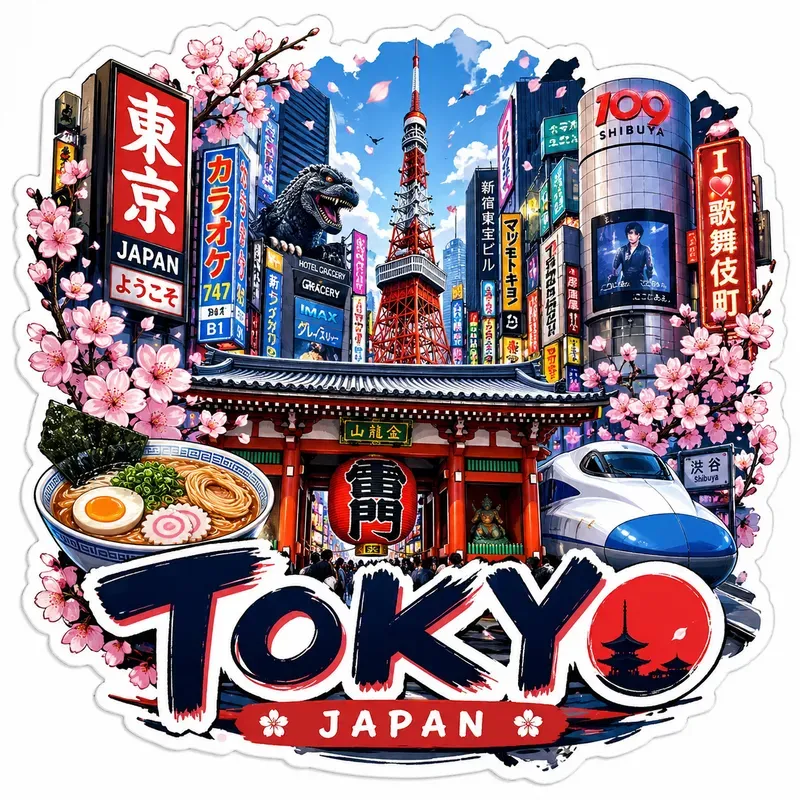 Vintage Travel Sticker Sets