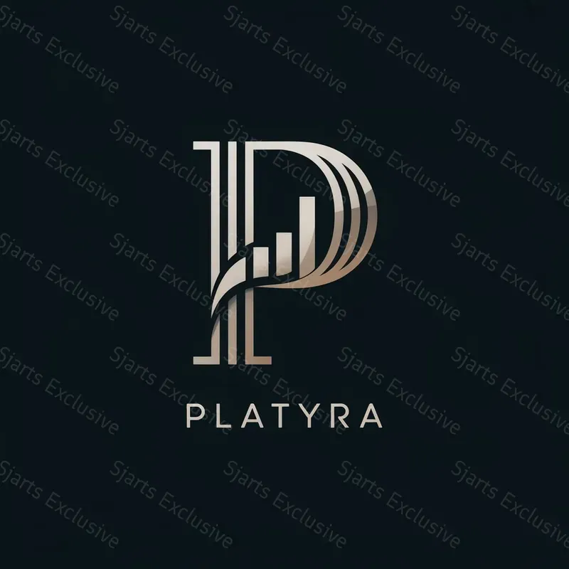 Premium Platinum Monogram Logos