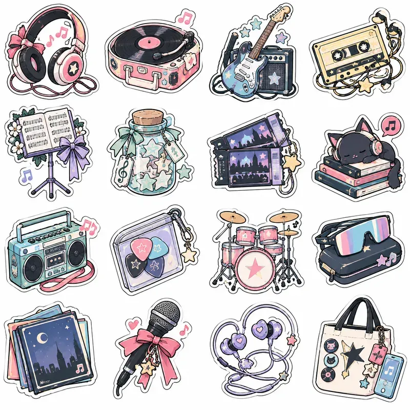 Pastel Pop Sticker Sheets