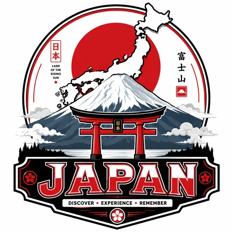 Bold Travel Landmark Badge Designs