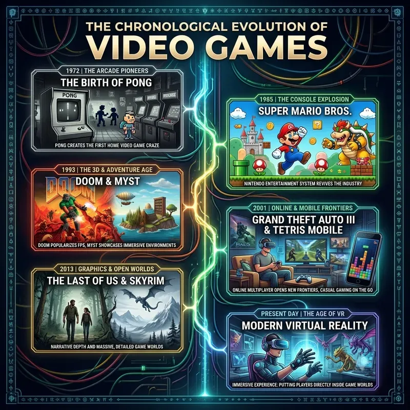 Cinematic Timeline Infographics