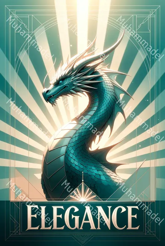 Luxury Art Deco Animal Poster Generator
