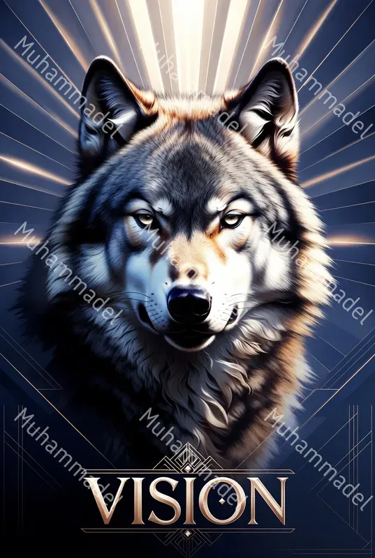Luxury Art Deco Animal Poster Generator