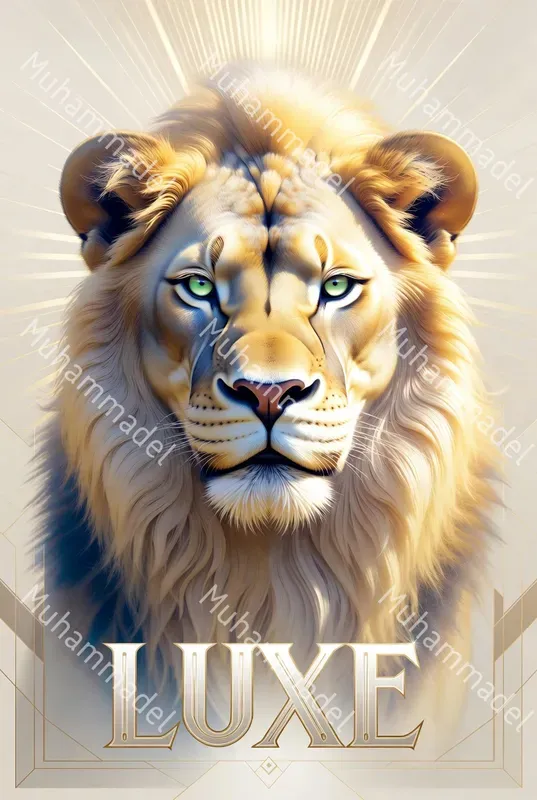 Luxury Art Deco Animal Poster Generator