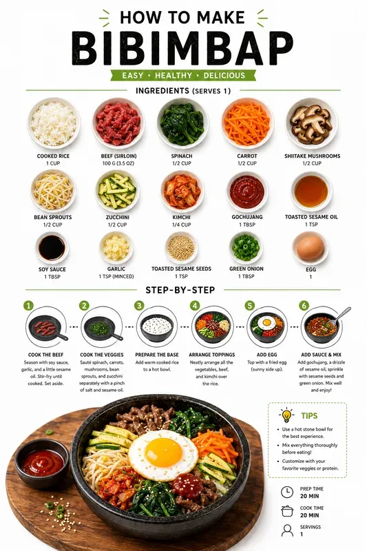 Infographicstyle Recipe Designs