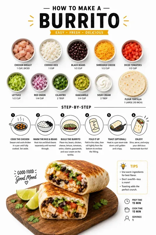 Infographicstyle Recipe Designs
