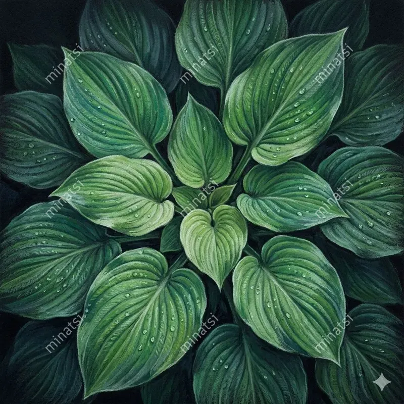 Nocturnal Botanical Pastel Illustrations