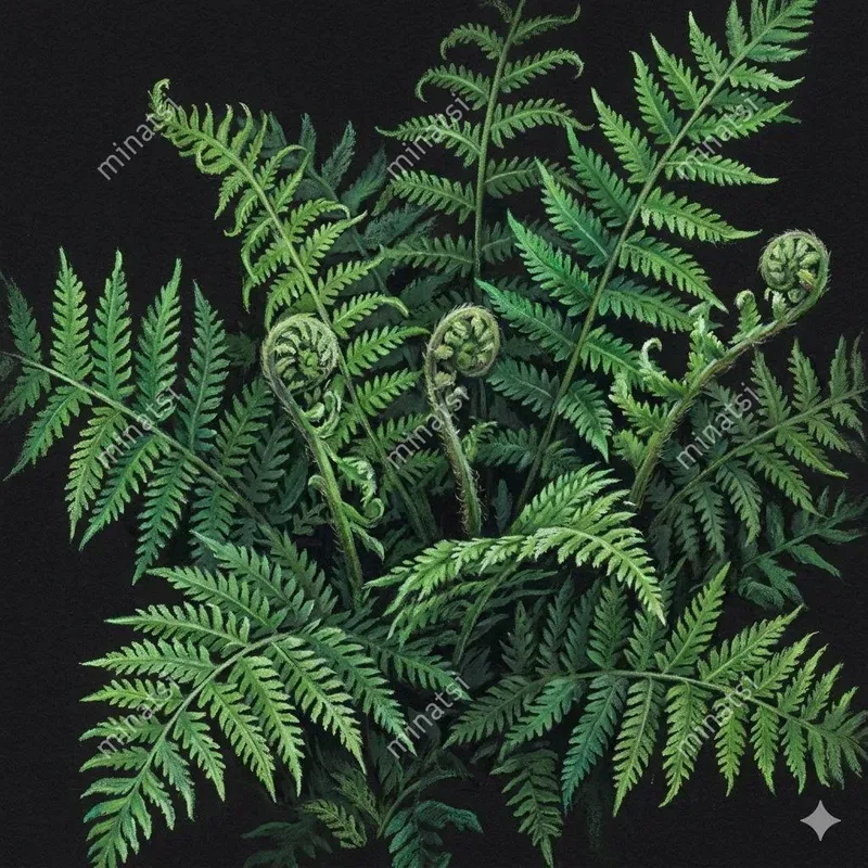 Nocturnal Botanical Pastel Illustrations