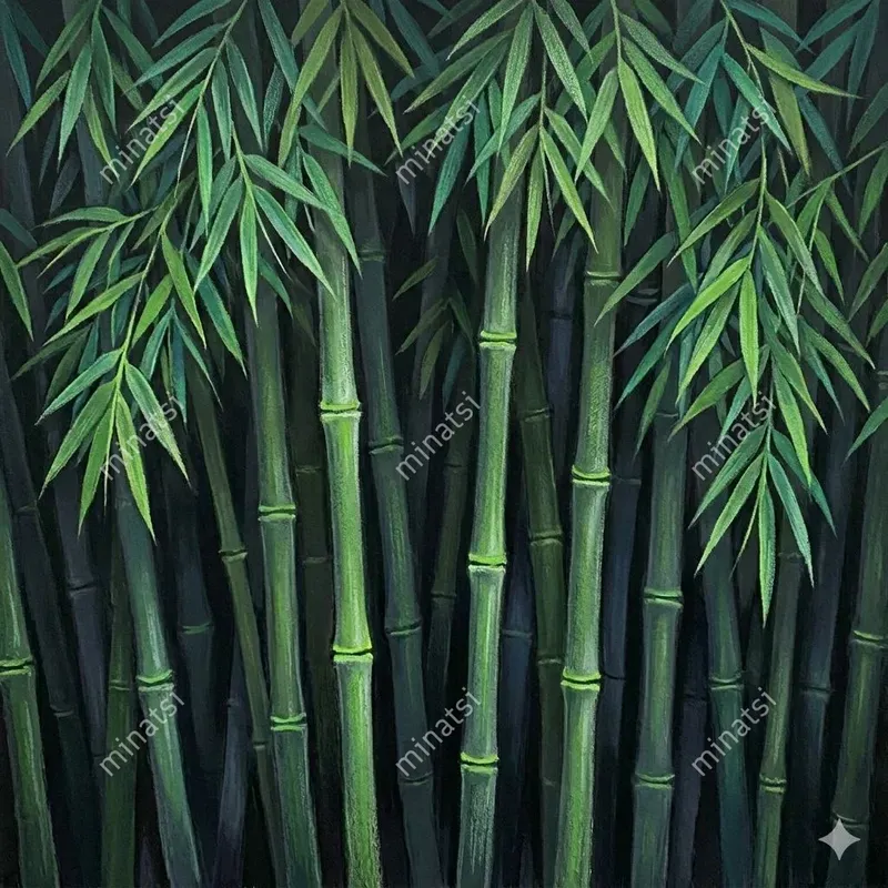 Nocturnal Botanical Pastel Illustrations