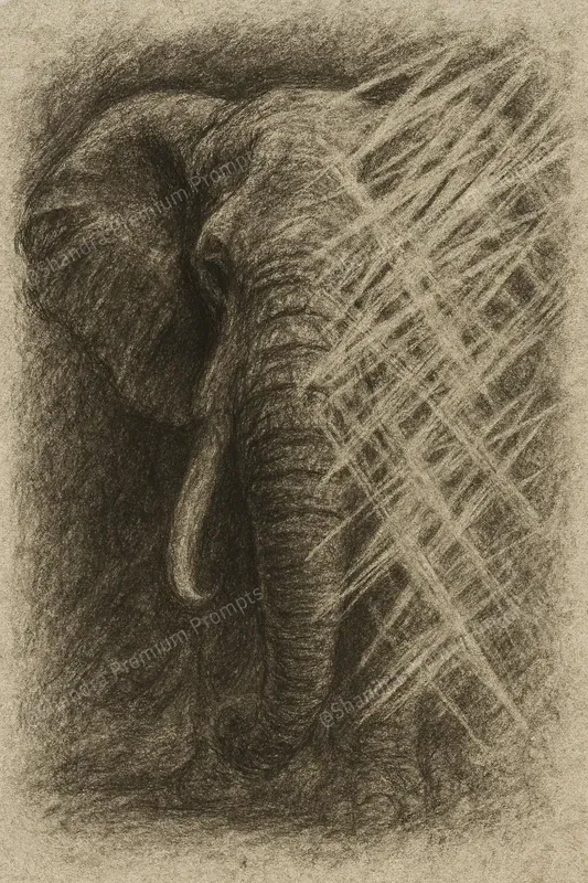 Realistic Rubbed Charcoal Drawings