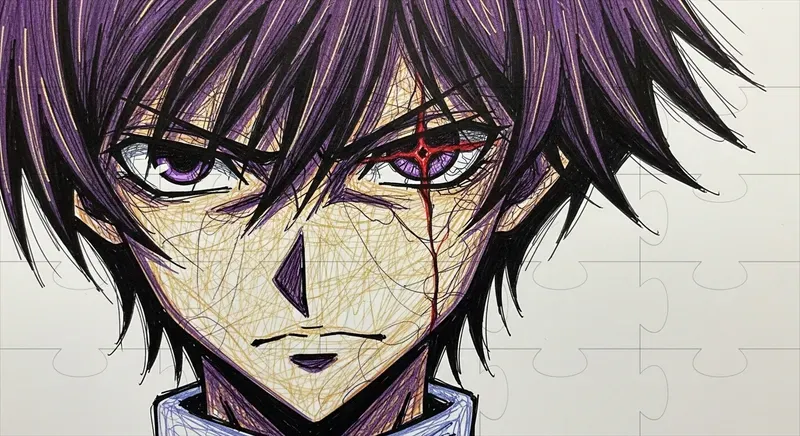 Scribble Art Drawings Using Gel Pens