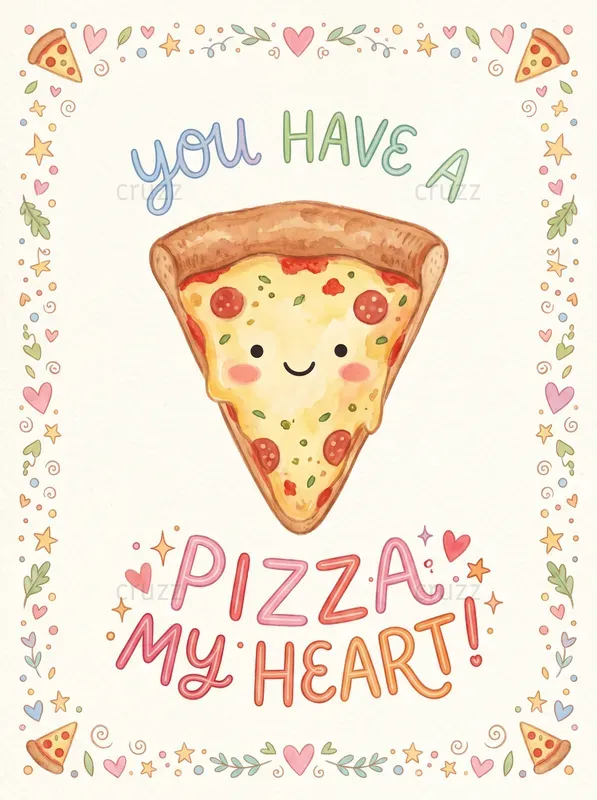 Cute Handdrawn Watercolor Pun Cards