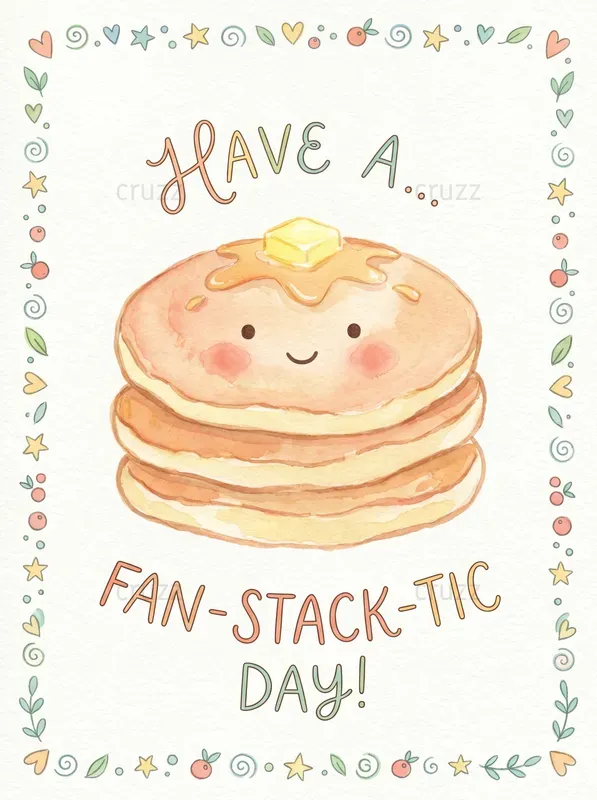 Cute Handdrawn Watercolor Pun Cards