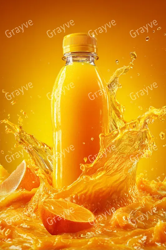 Dynamic Blank Product Splash Photography