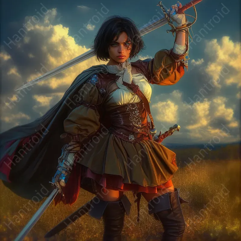 Anime Heroic Dynamic Art