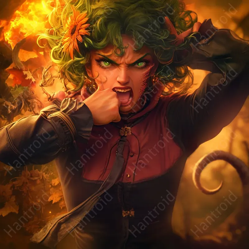 Anime Heroic Dynamic Art