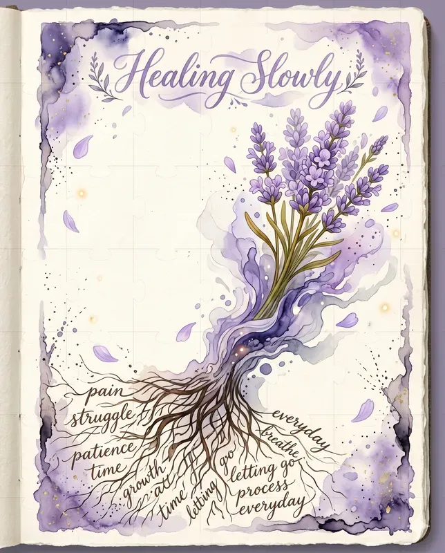 Handwritten Blooming Flower Journals
