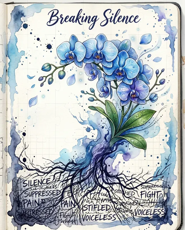 Handwritten Blooming Flower Journals