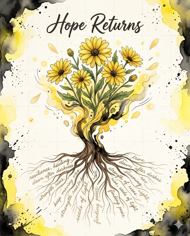 Handwritten Blooming Flower Journals