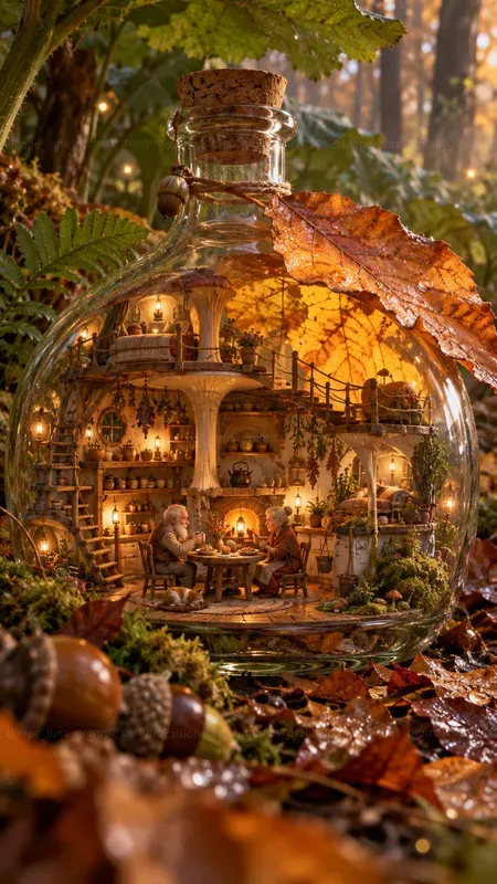 Storytelling Glass Bottle Homes