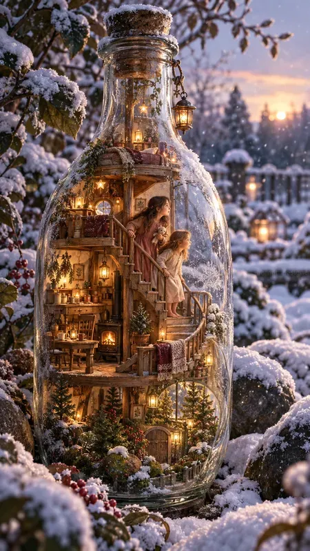 Storytelling Glass Bottle Homes