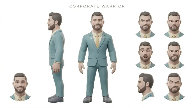 3D Matte Claystyle Mini Characters