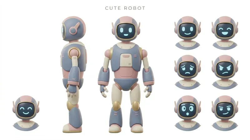 3D Matte Claystyle Mini Characters