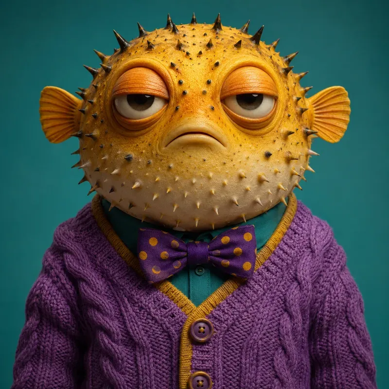 Quirky 3D Creature Portraits