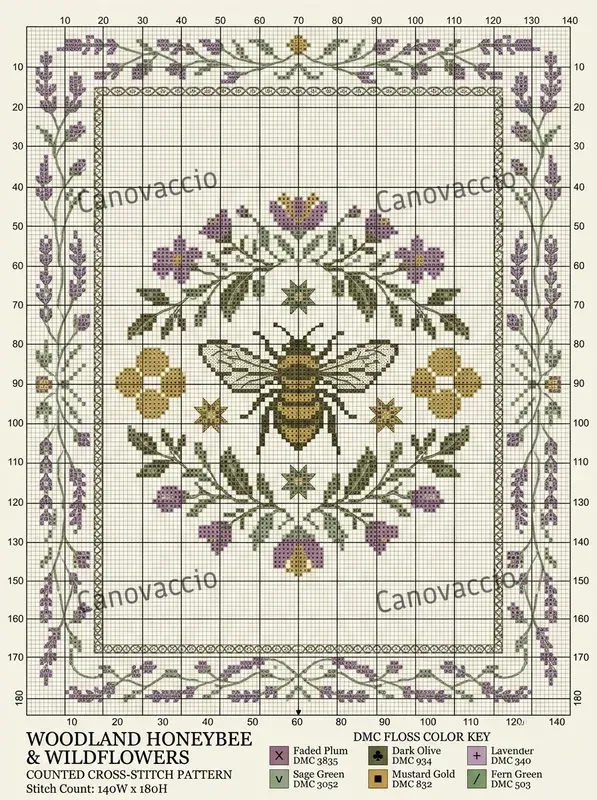 Quaker Sampler Crossstitch Charts