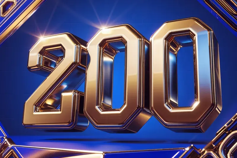 Futuristic 3d Glossy Chrome Typography