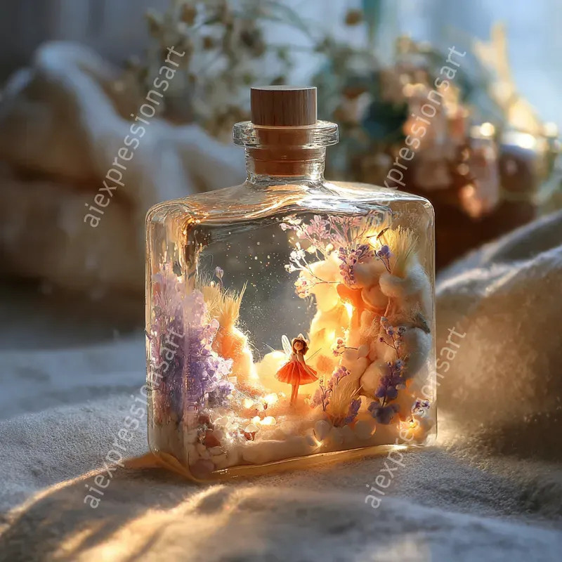 Whimsical Felted Wool Miniature Dioramas
